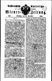Wiener Zeitung 18221228 Seite: 1