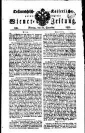 Wiener Zeitung 18221230 Seite: 1