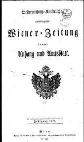 Wiener Zeitung 1823bl01 Seite: 1