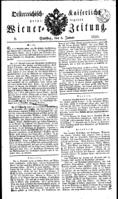 Wiener Zeitung 18230104 Seite: 1