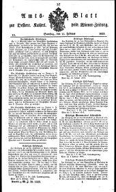 Wiener Zeitung 18230215 Seite: 13