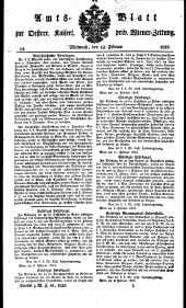 Wiener Zeitung 18230219 Seite: 13