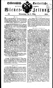 Wiener Zeitung 18230306 Seite: 1