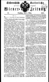 Wiener Zeitung 18230308 Seite: 1