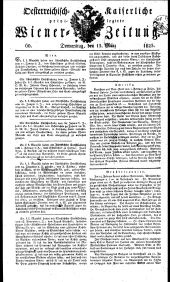 Wiener Zeitung 18230313 Seite: 1