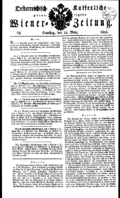 Wiener Zeitung 18230322 Seite: 1