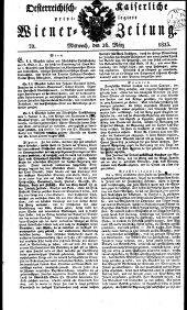 Wiener Zeitung 18230326 Seite: 1