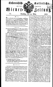 Wiener Zeitung 18230329 Seite: 1