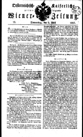 Wiener Zeitung 18230403 Seite: 1