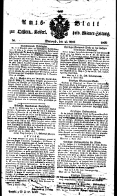 Wiener Zeitung 18230416 Seite: 15