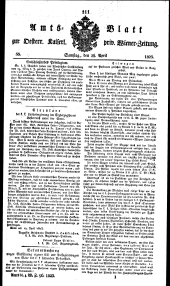 Wiener Zeitung 18230426 Seite: 15