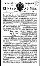 Wiener Zeitung 18230510 Seite: 1