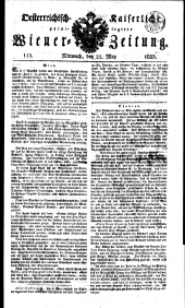 Wiener Zeitung 18230521 Seite: 1