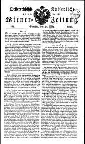 Wiener Zeitung 18230524 Seite: 1