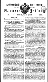 Wiener Zeitung 18230604 Seite: 1