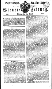 Wiener Zeitung 18230610 Seite: 1