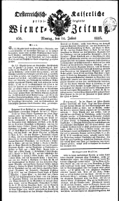 Wiener Zeitung 18230714 Seite: 1