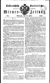 Wiener Zeitung 18230716 Seite: 1