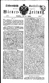 Wiener Zeitung 18230726 Seite: 1