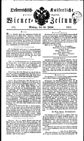 Wiener Zeitung 18230727 Seite: 1