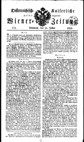 Wiener Zeitung 18230730 Seite: 1