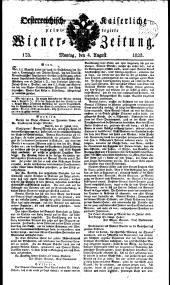 Wiener Zeitung 18230804 Seite: 1