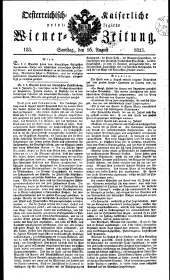 Wiener Zeitung 18230816 Seite: 1