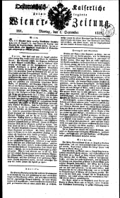 Wiener Zeitung 18230901 Seite: 1