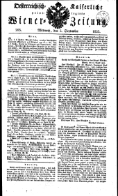 Wiener Zeitung 18230903 Seite: 1