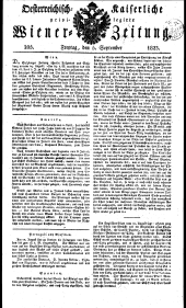 Wiener Zeitung 18230905 Seite: 1