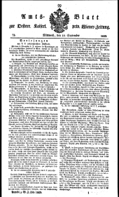 Wiener Zeitung 18230910 Seite: 15