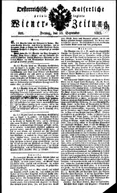 Wiener Zeitung 18230926 Seite: 1