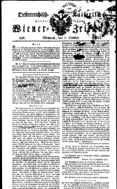 Wiener Zeitung 18231001 Seite: 1