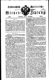 Wiener Zeitung 18231003 Seite: 1