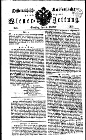 Wiener Zeitung 18231004 Seite: 1