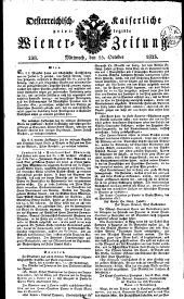 Wiener Zeitung 18231015 Seite: 1