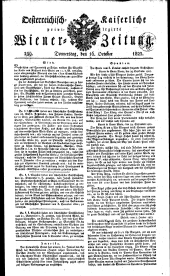 Wiener Zeitung 18231016 Seite: 1