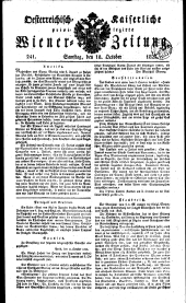 Wiener Zeitung 18231018 Seite: 1