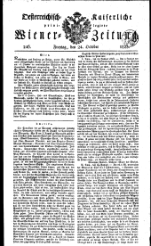 Wiener Zeitung 18231024 Seite: 1