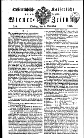 Wiener Zeitung 18231104 Seite: 1