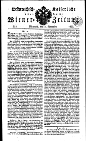 Wiener Zeitung 18231105 Seite: 1