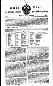 Wiener Zeitung 18231112 Seite: 13