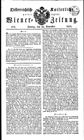 Wiener Zeitung 18231128 Seite: 1