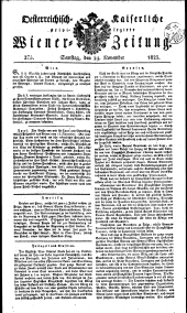 Wiener Zeitung 18231129 Seite: 1