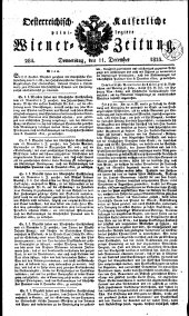 Wiener Zeitung 18231211 Seite: 1