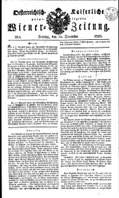 Wiener Zeitung 18231212 Seite: 1