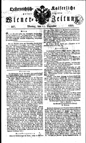 Wiener Zeitung 18231215 Seite: 1