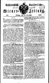 Wiener Zeitung 18231219 Seite: 1