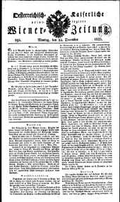 Wiener Zeitung 18231222 Seite: 1