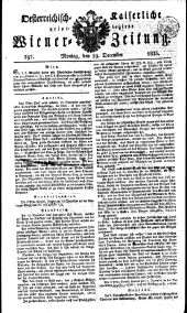 Wiener Zeitung 18231229 Seite: 1